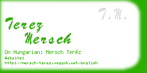 terez mersch business card